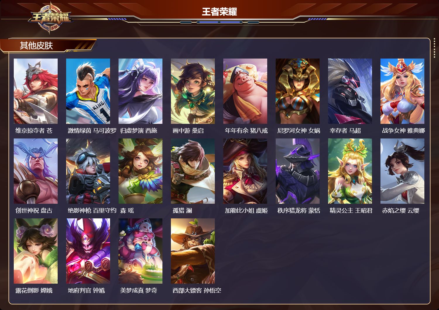 WZQM4238440王者荣耀账号详情图5