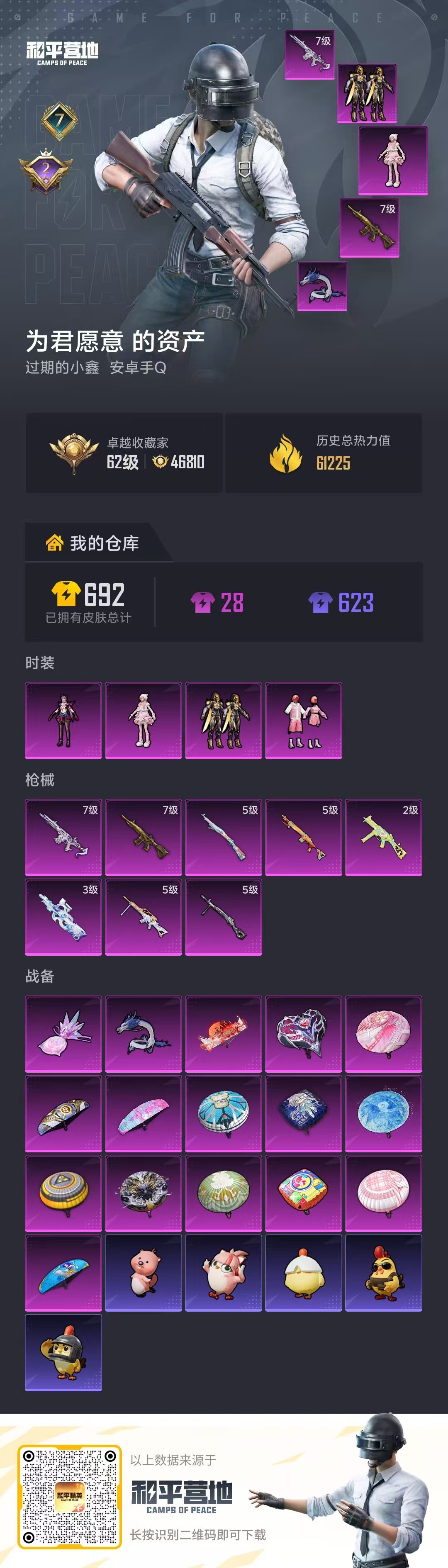 HPCMW4132723和平精英账号详情图2