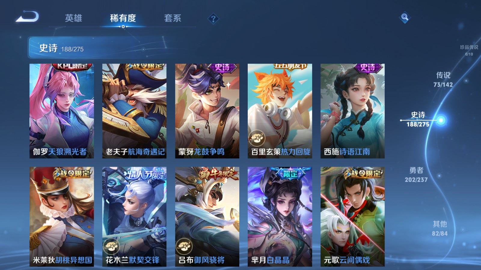 WZLX4242354王者荣耀账号详情图25