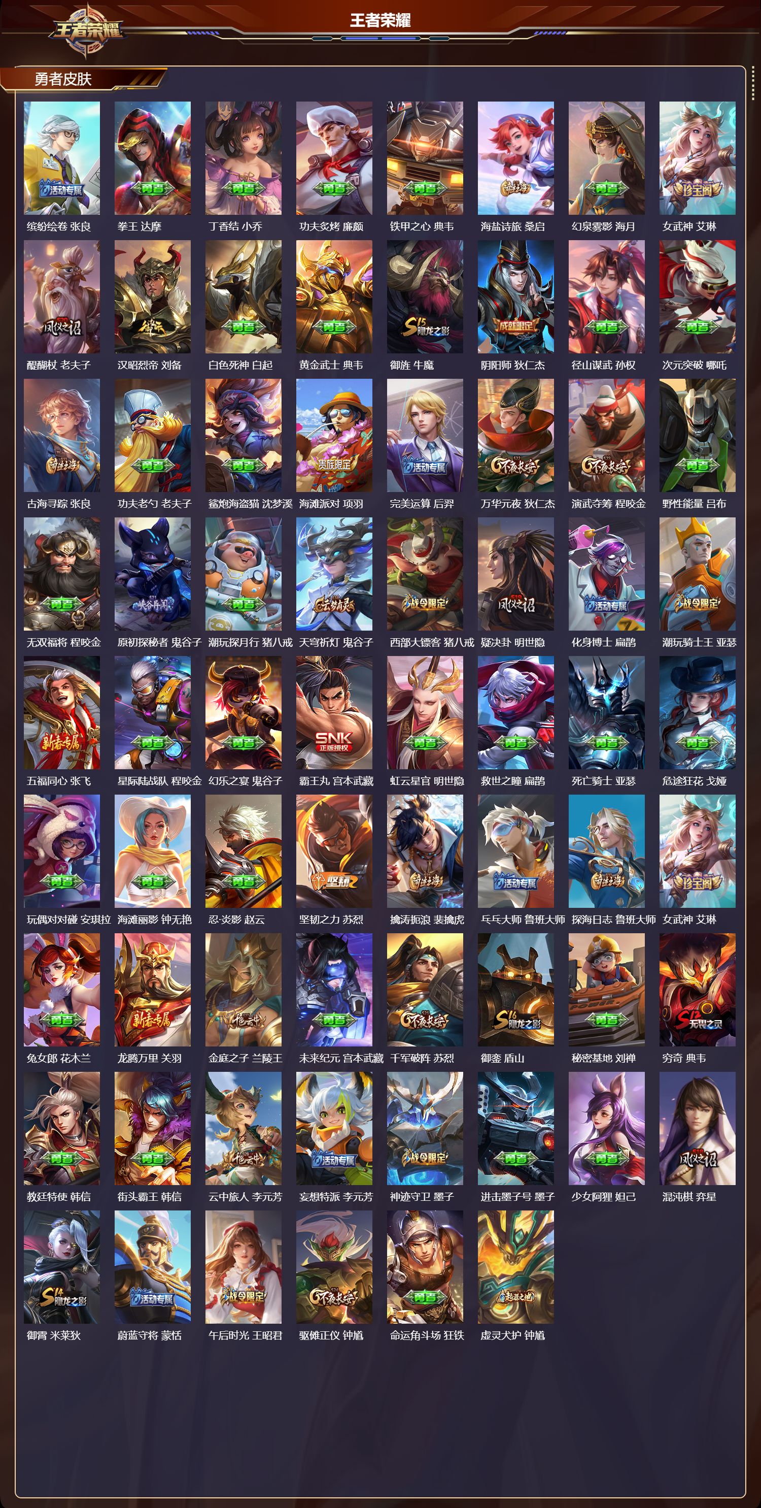 WZQM4238531王者荣耀账号详情图3 WZQM4238531王者荣耀账号详情图3