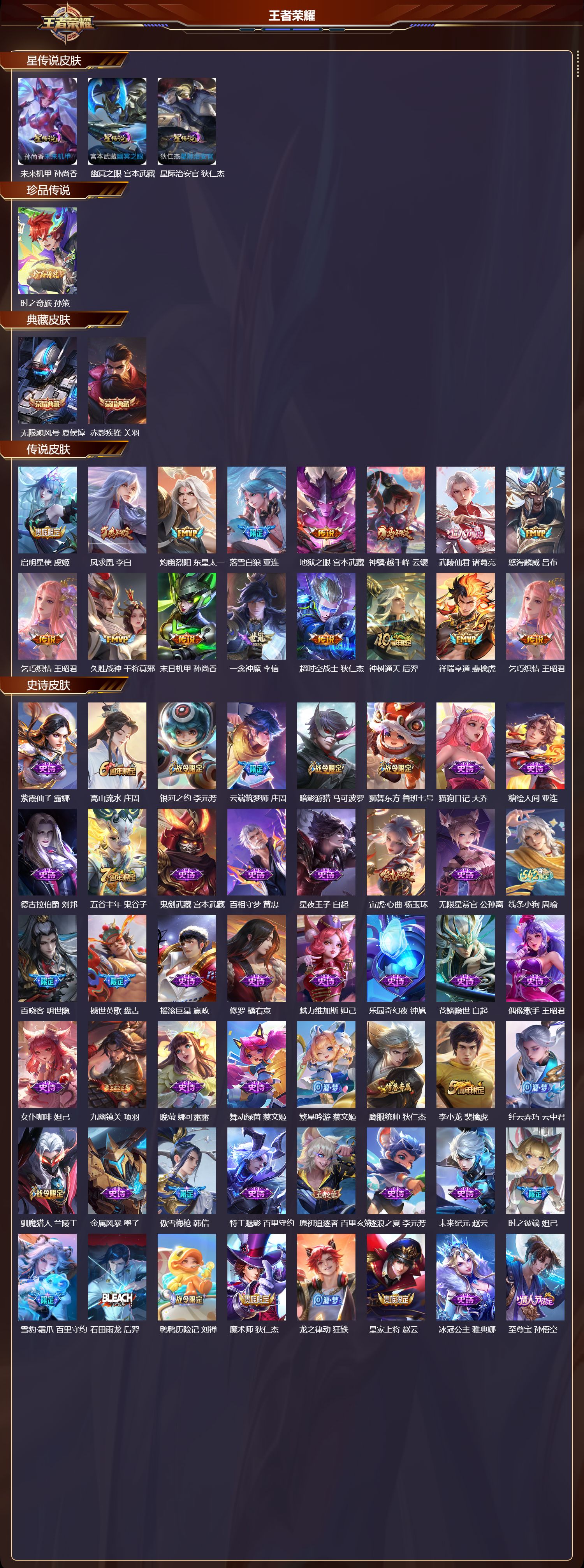 WZQM4238573王者荣耀账号详情图2 WZQM4238573王者荣耀账号详情图2