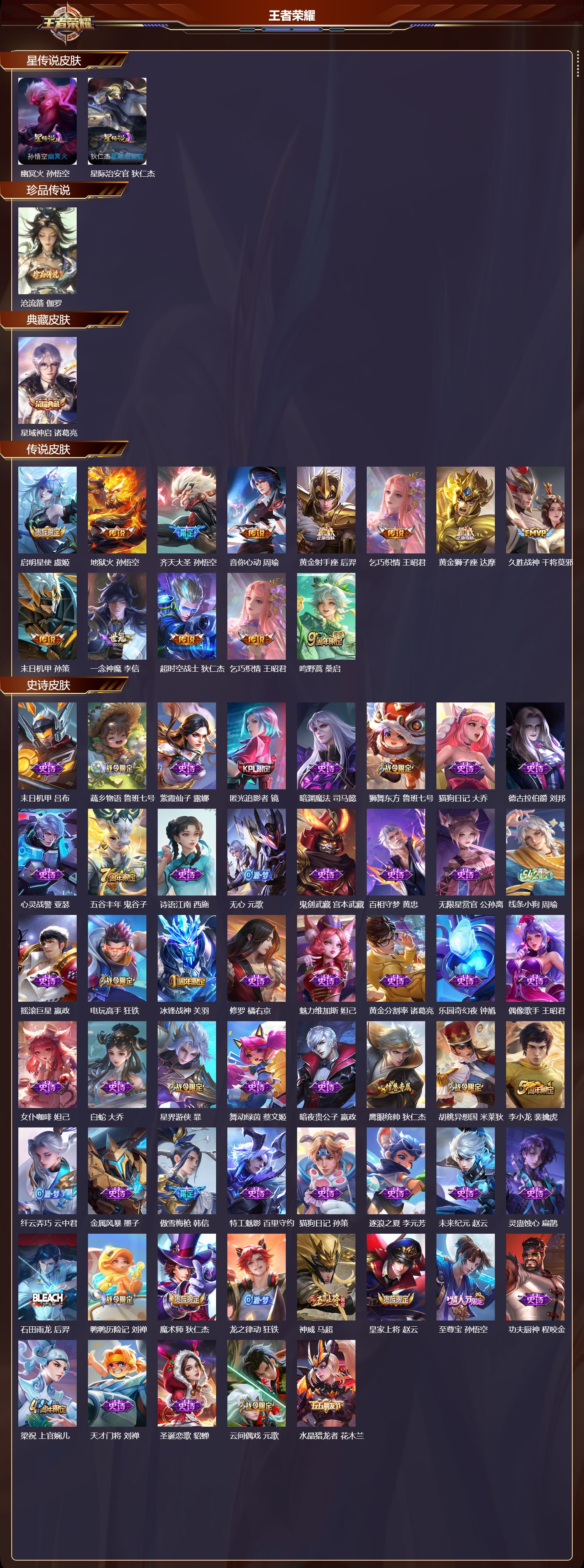 WZQM4238216王者荣耀账号详情图2