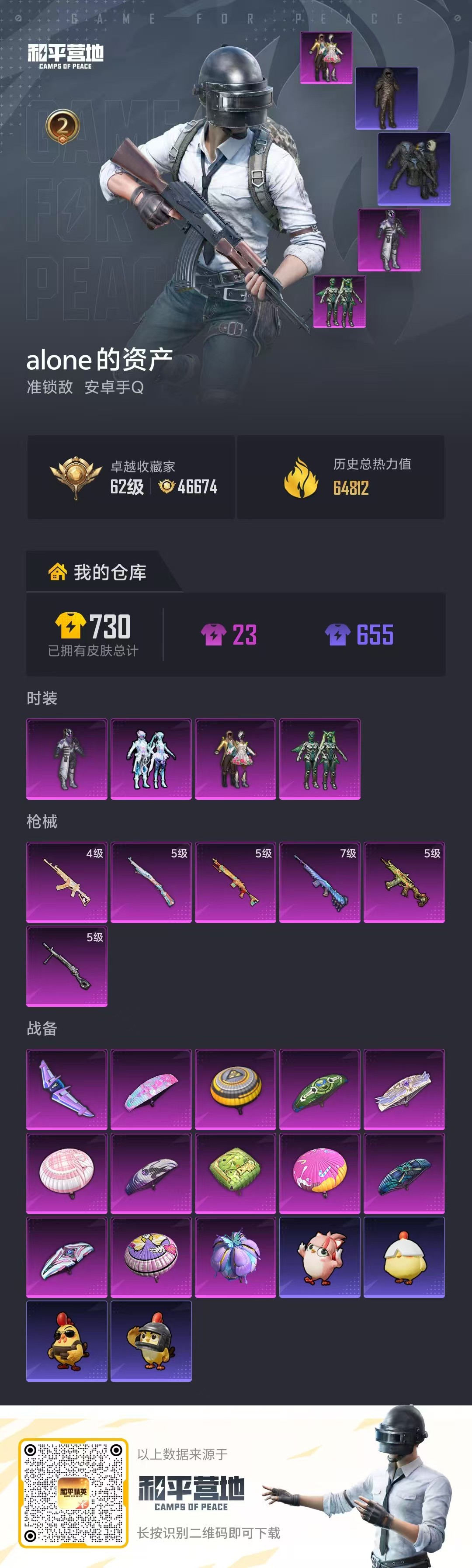 HPCMW4132661和平精英账号详情图2 HPCMW4132661和平精英账号详情图2