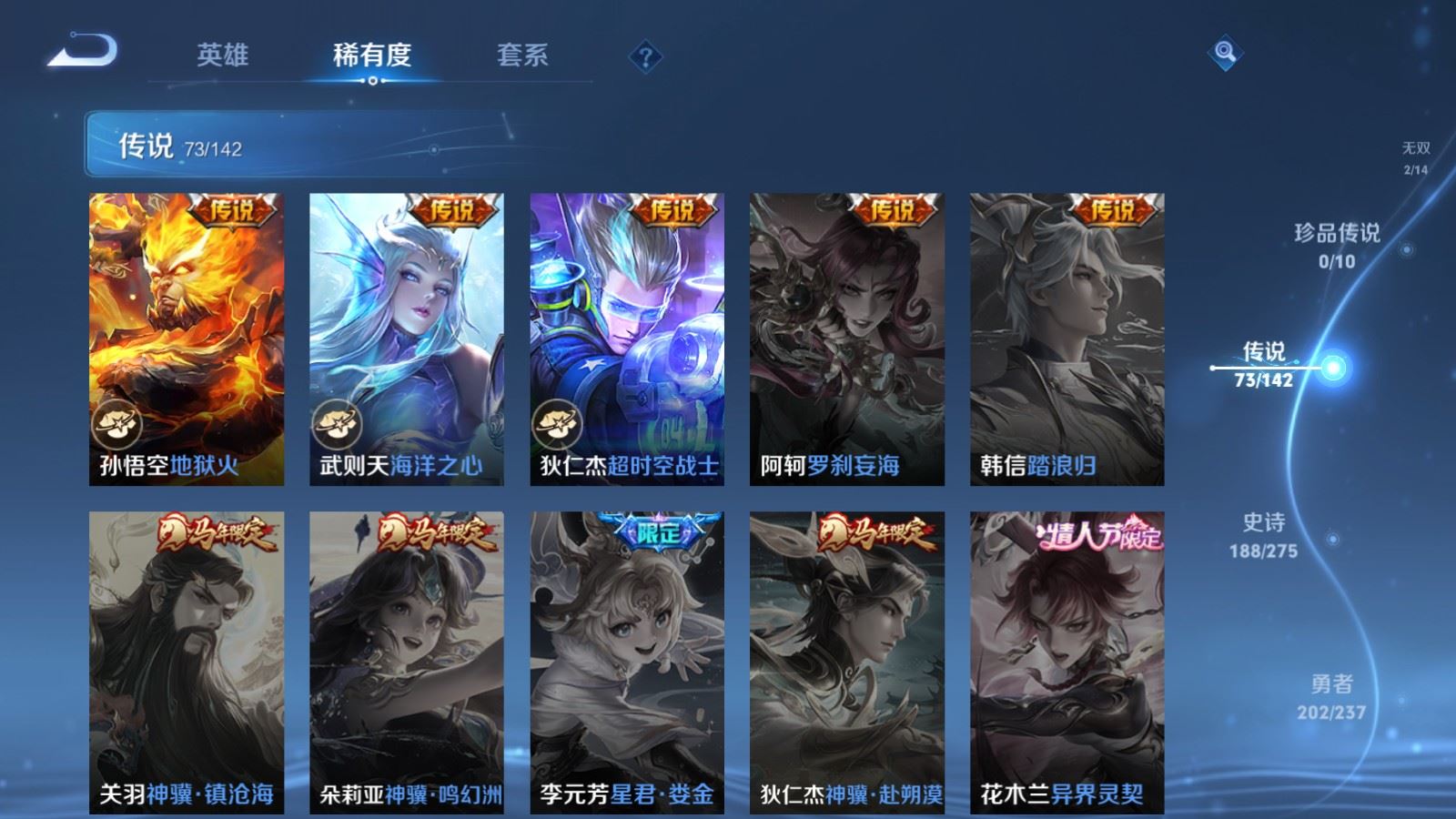 WZLX4242354王者荣耀账号详情图15