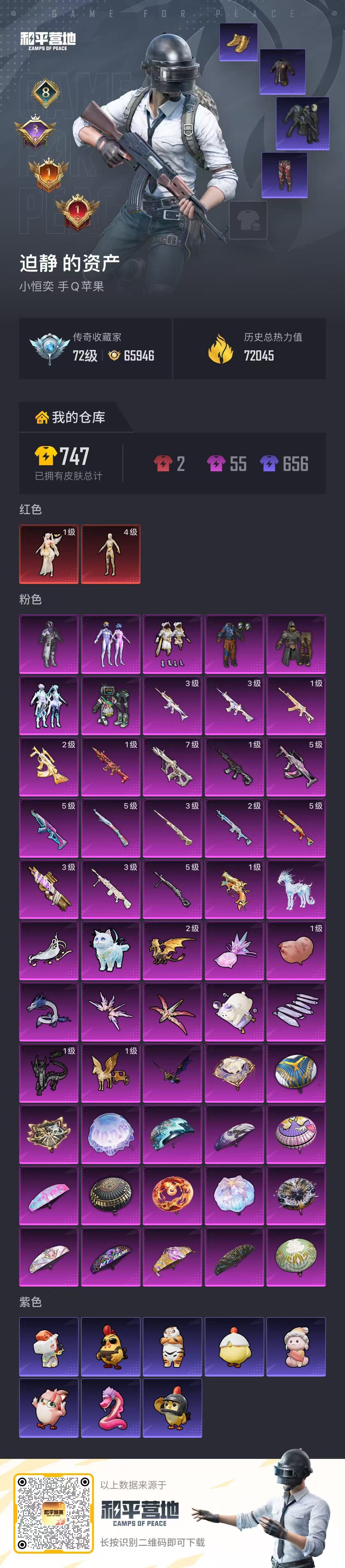 HPLX4131681和平精英账号详情图2 HPLX4131681和平精英账号详情图2