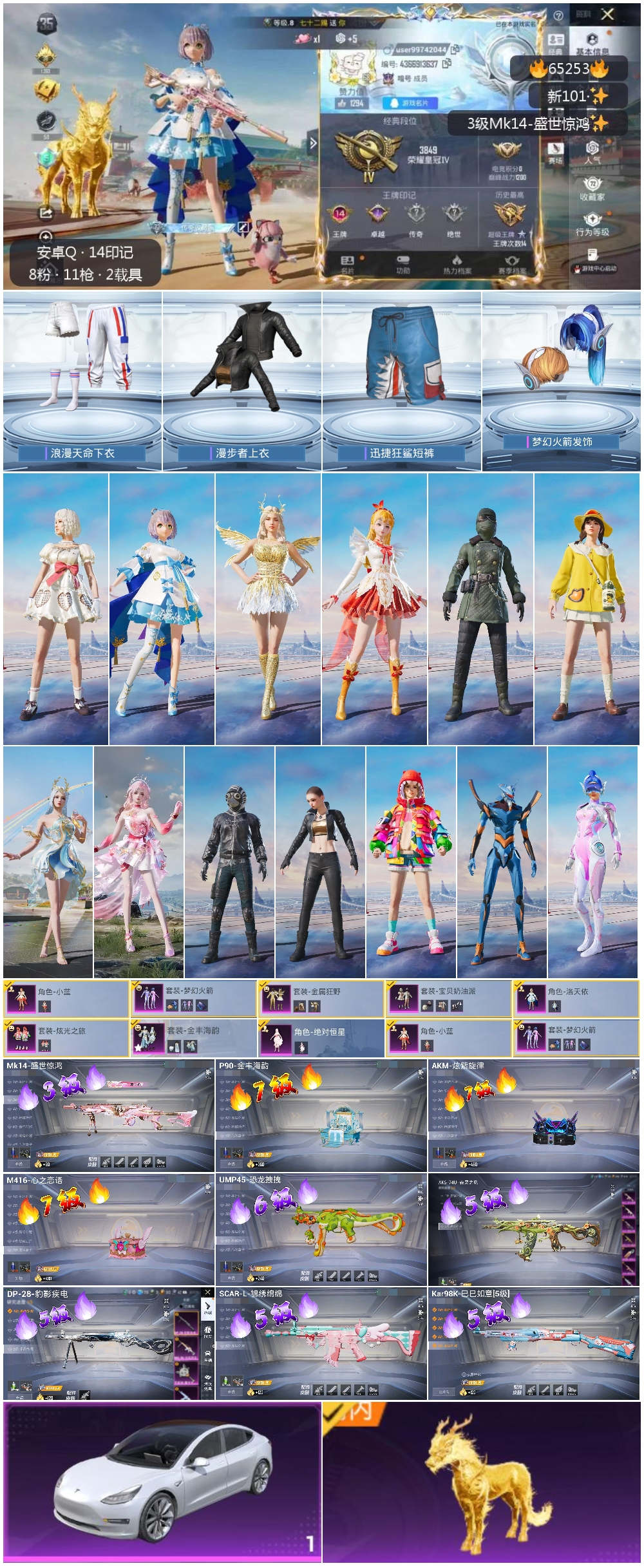 HPSJ4131267和平精英账号详情图4