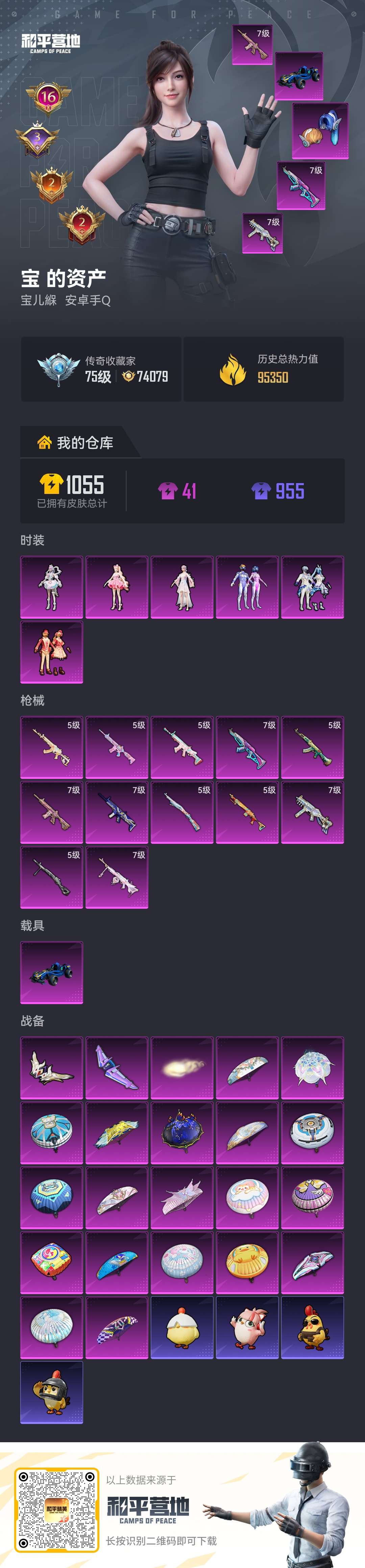 HPCMW4135686和平精英账号详情图2 HPCMW4135686和平精英账号详情图2