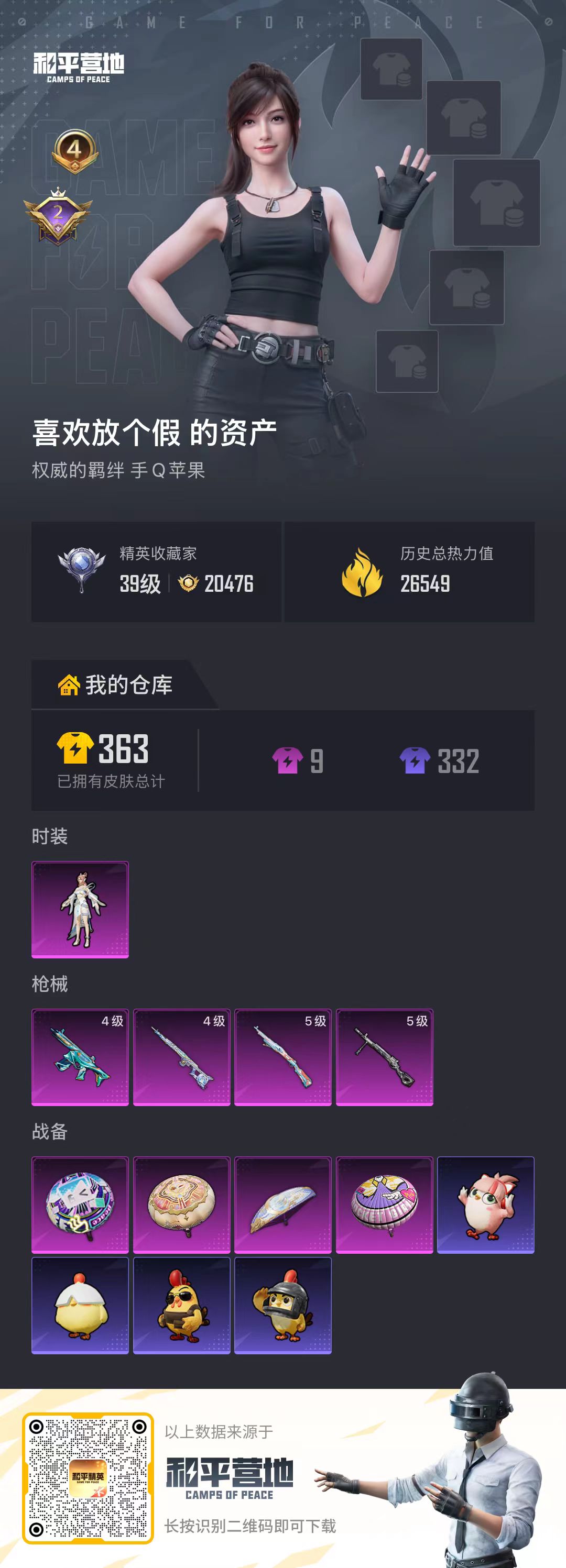 HPCMW4133432和平精英账号详情图2