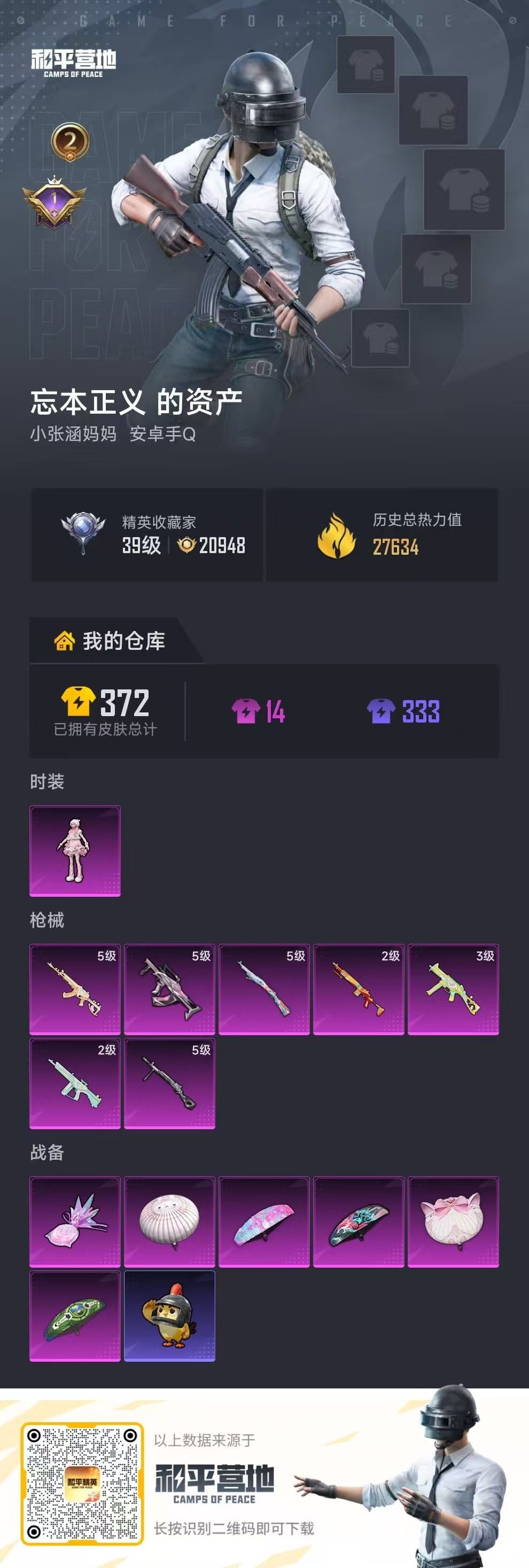 HPCMW4132631和平精英账号详情图2 HPCMW4132631和平精英账号详情图2