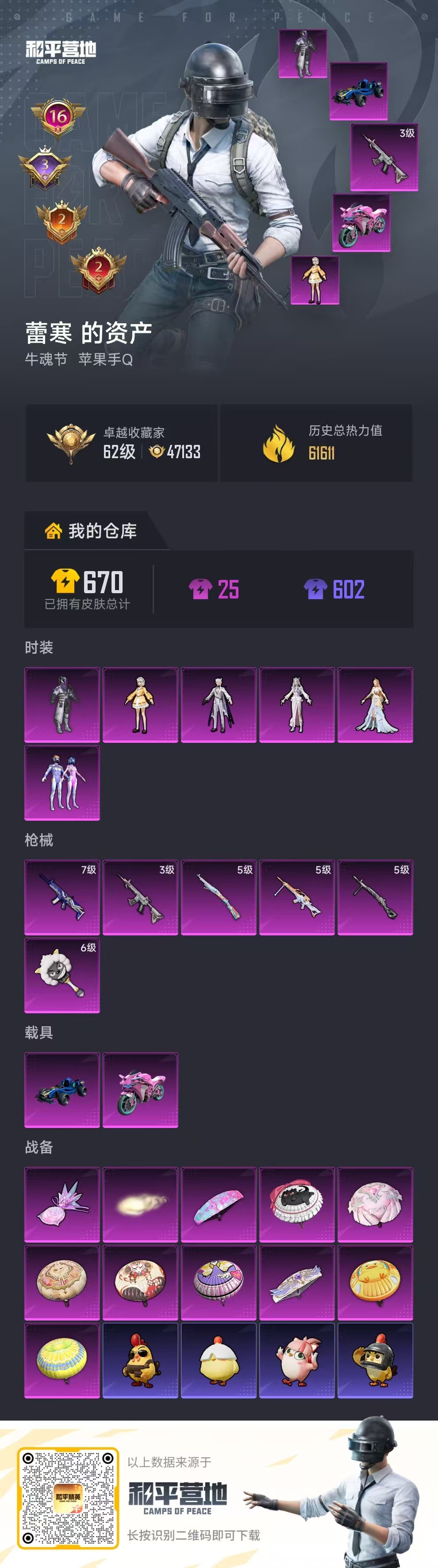 HPCMW4133503和平精英账号详情图2