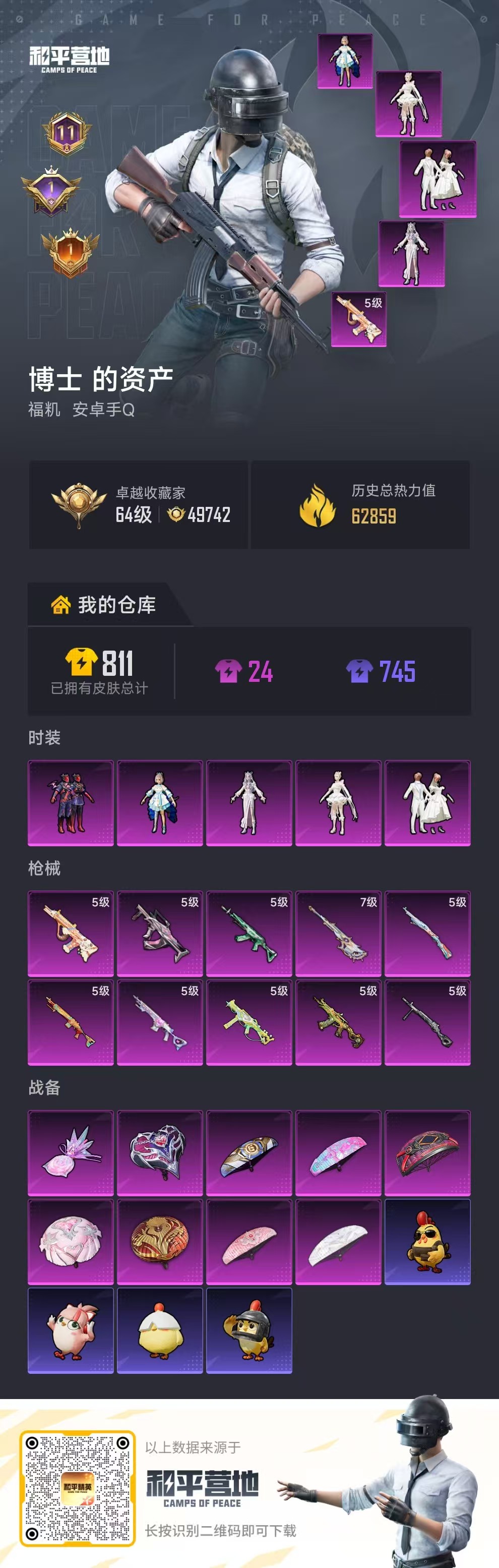 HPCMW4132519和平精英账号详情图2