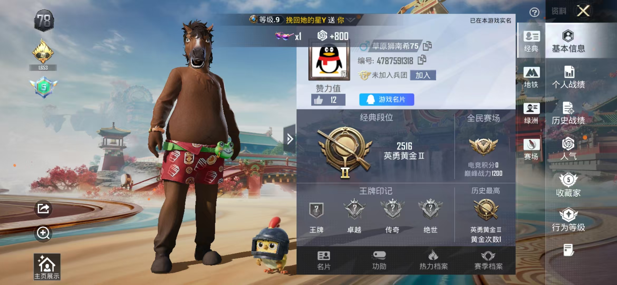 HPSJ4131097和平精英账号详情图3