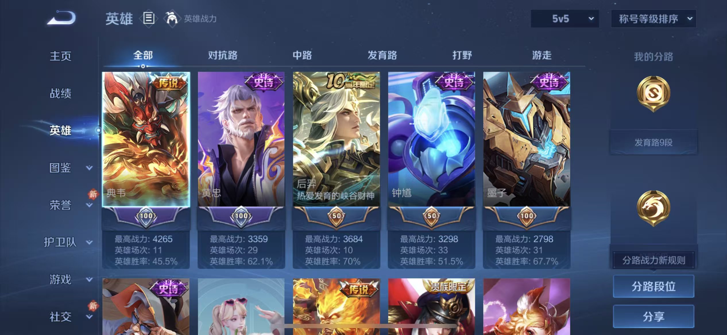 WZCMW4245370王者荣耀账号详情图7 WZCMW4245370王者荣耀账号详情图7