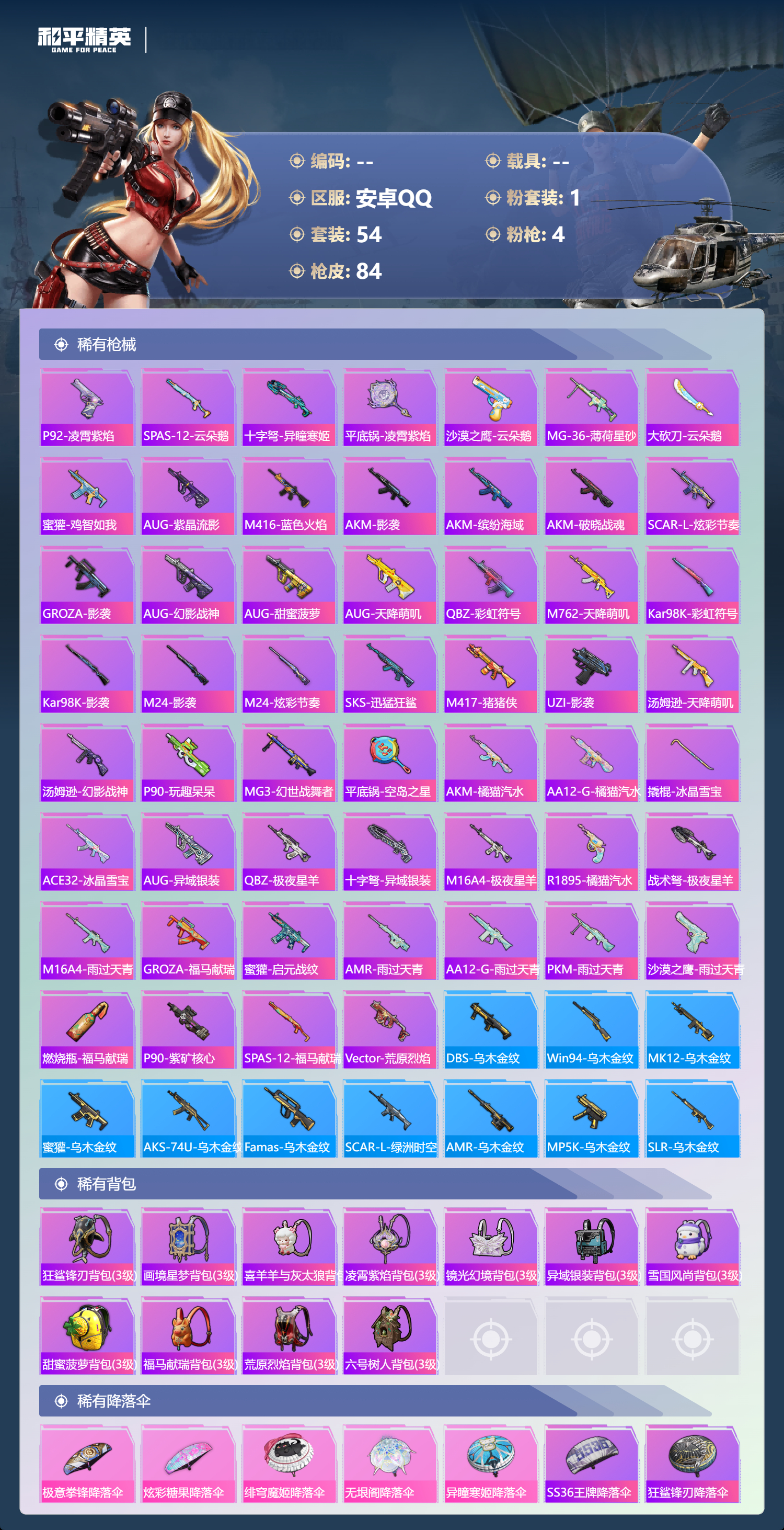 HPCMW4136762和平精英账号详情图5 HPCMW4136762和平精英账号详情图5