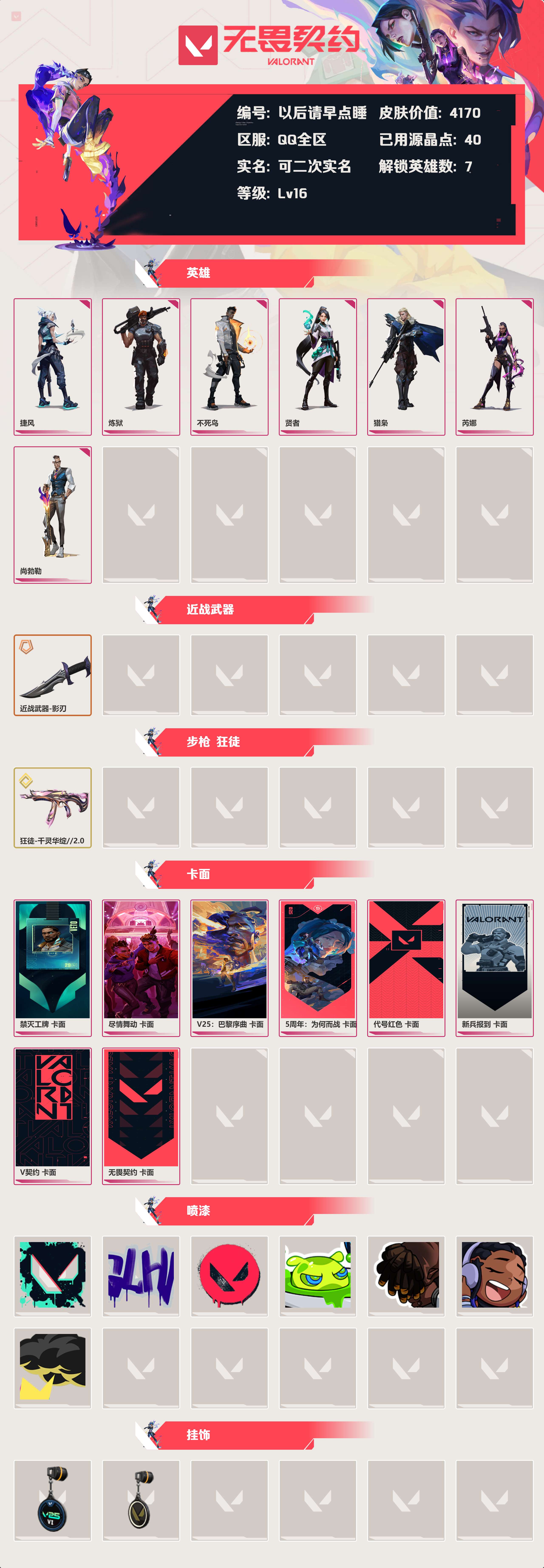 WWQLX425165无畏契约账号详情图2