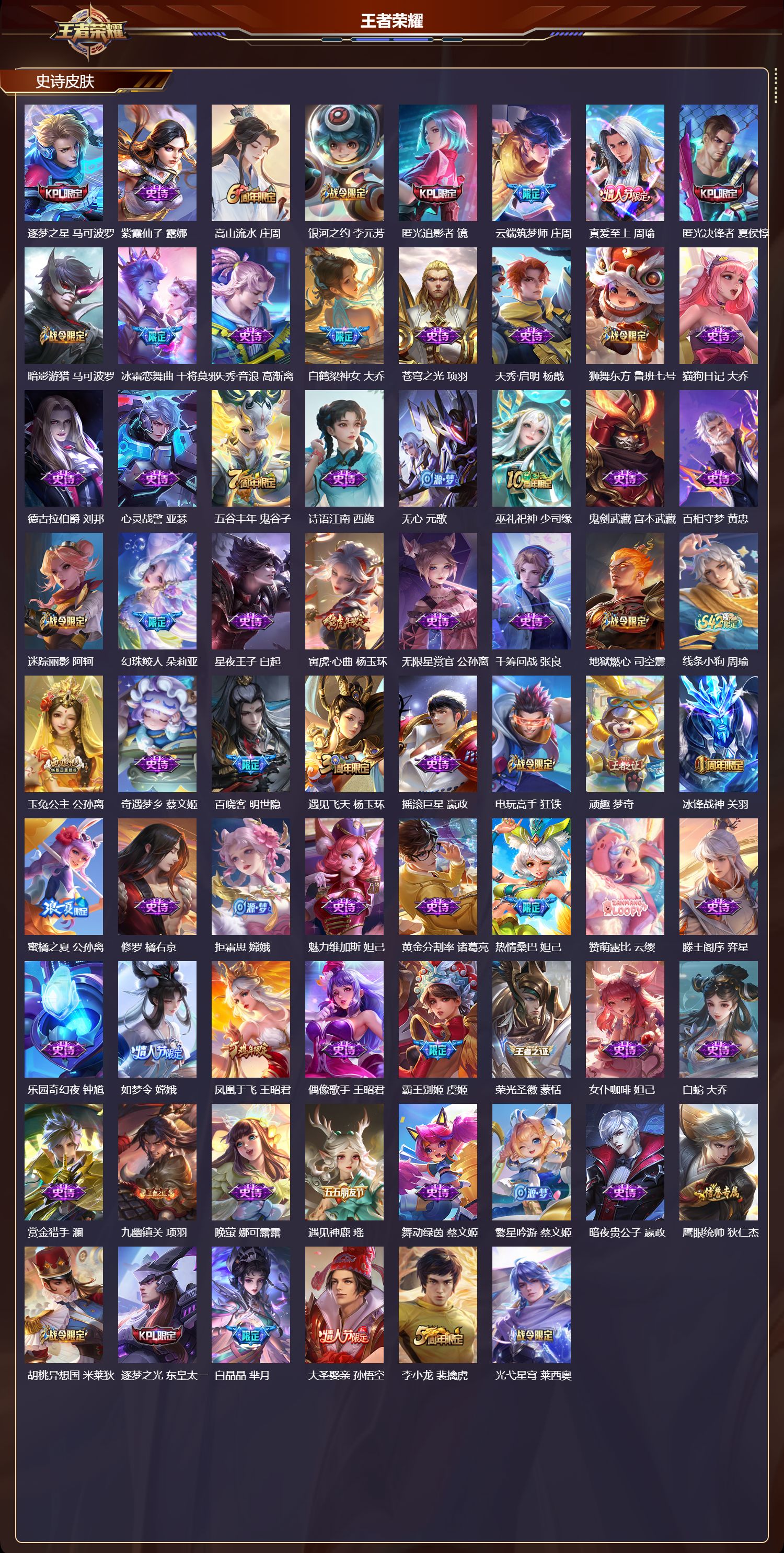 WZQM4238334王者荣耀账号详情图3