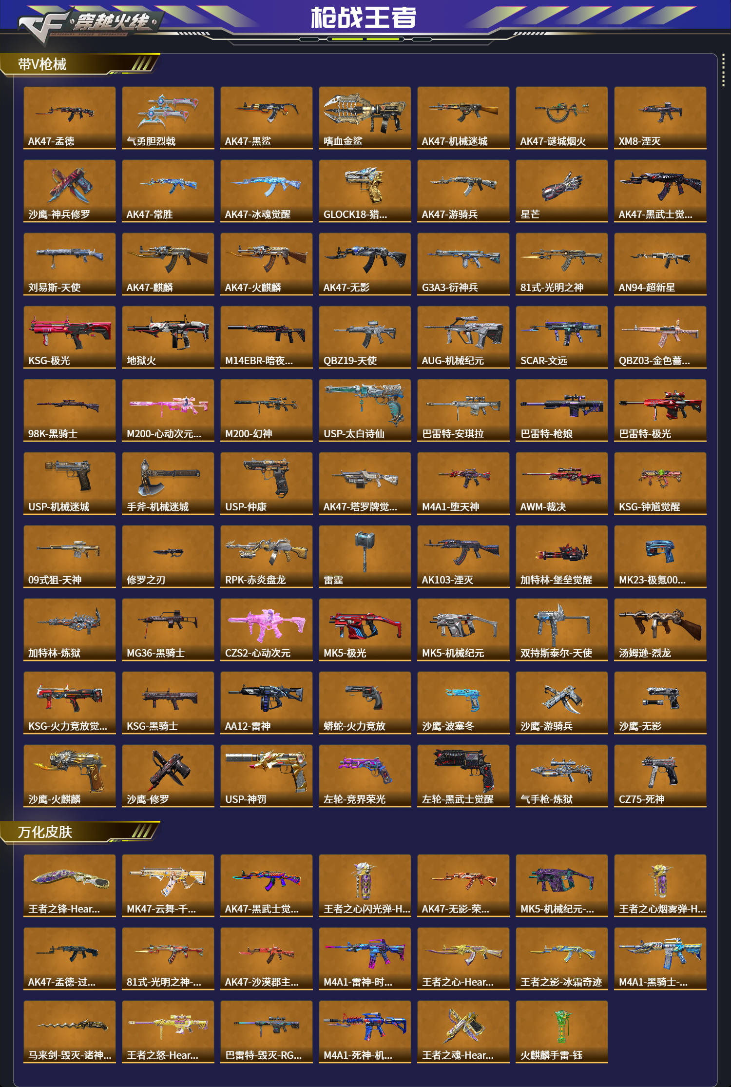 CFMQM410334枪战王者账号详情图3