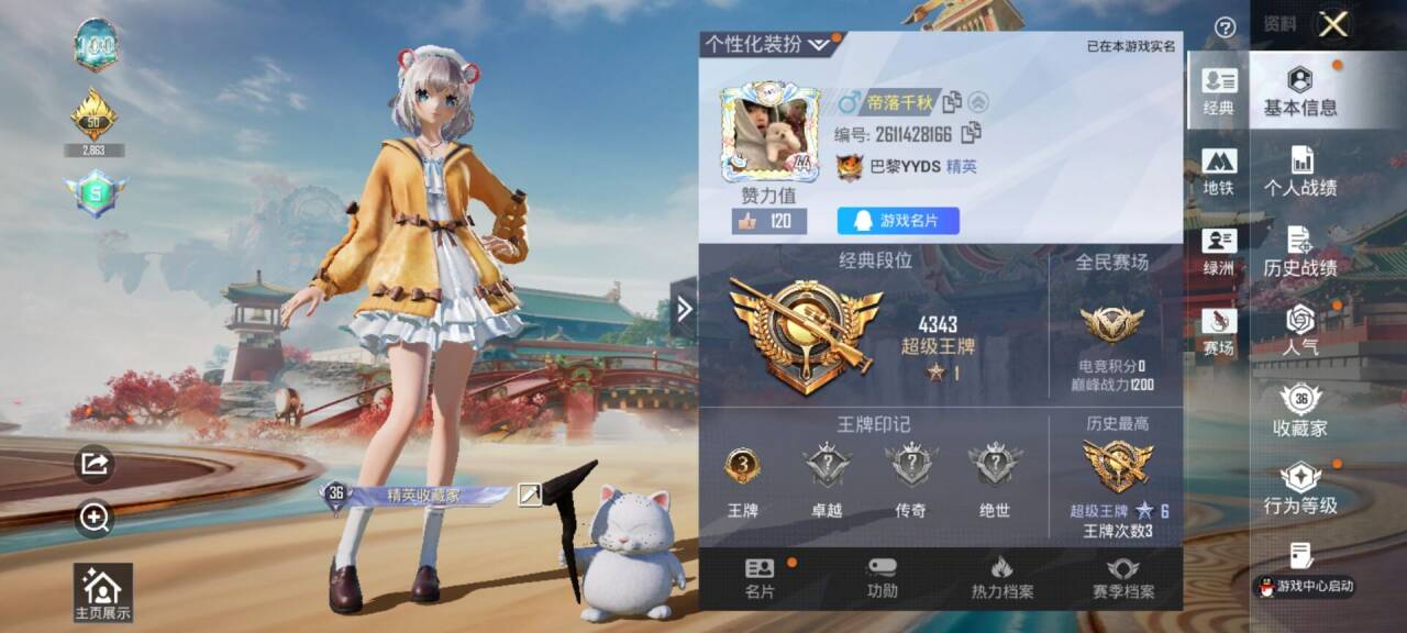 HPSJ4131160和平精英账号详情图3 HPSJ4131160和平精英账号详情图3