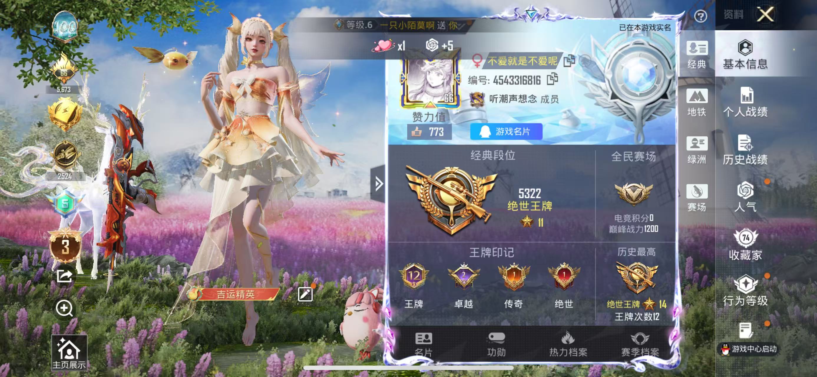 HPCMW4133371和平精英账号详情图3