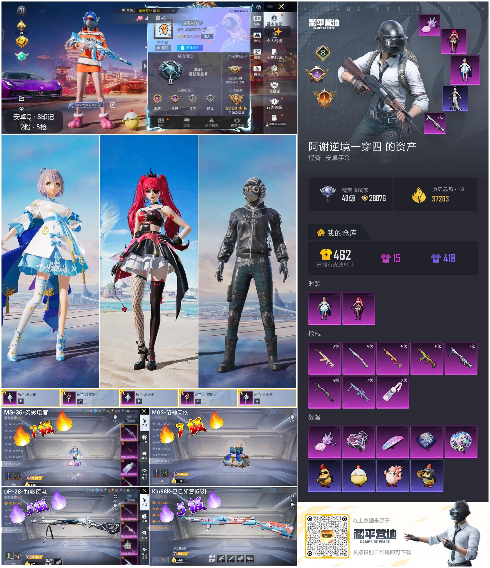 HPSJ4130971和平精英账号详情图4