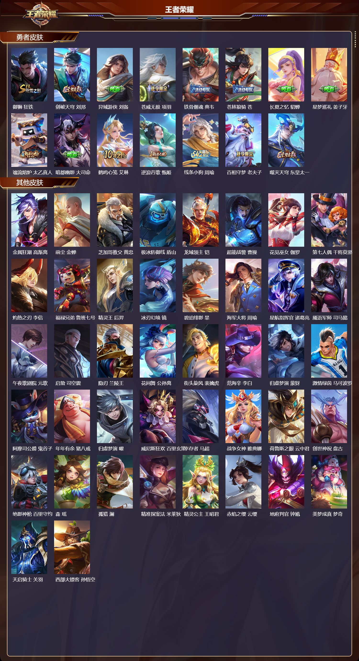 WZQM4238333王者荣耀账号详情图4