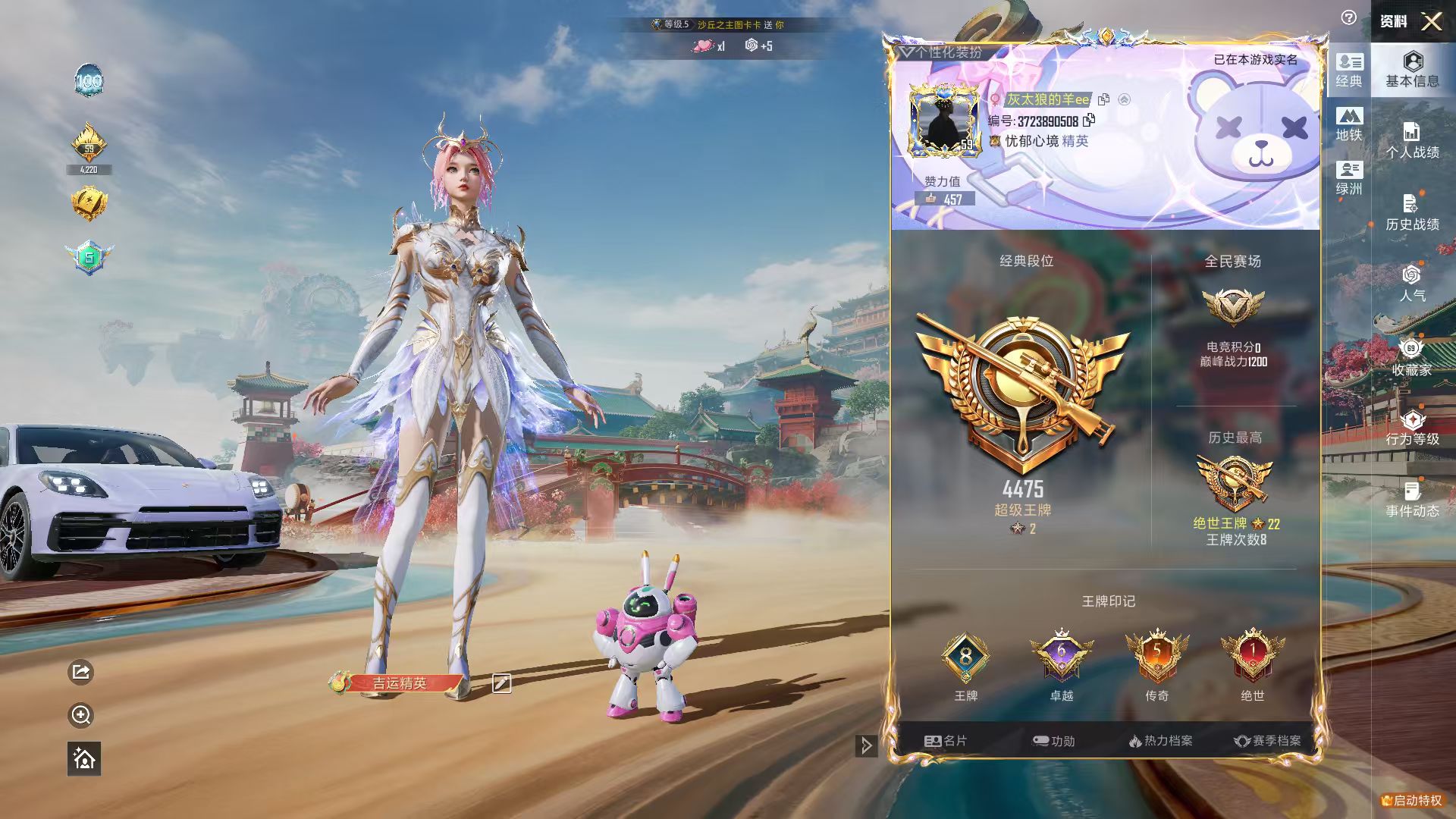 HPSJ4132501和平精英账号详情图3