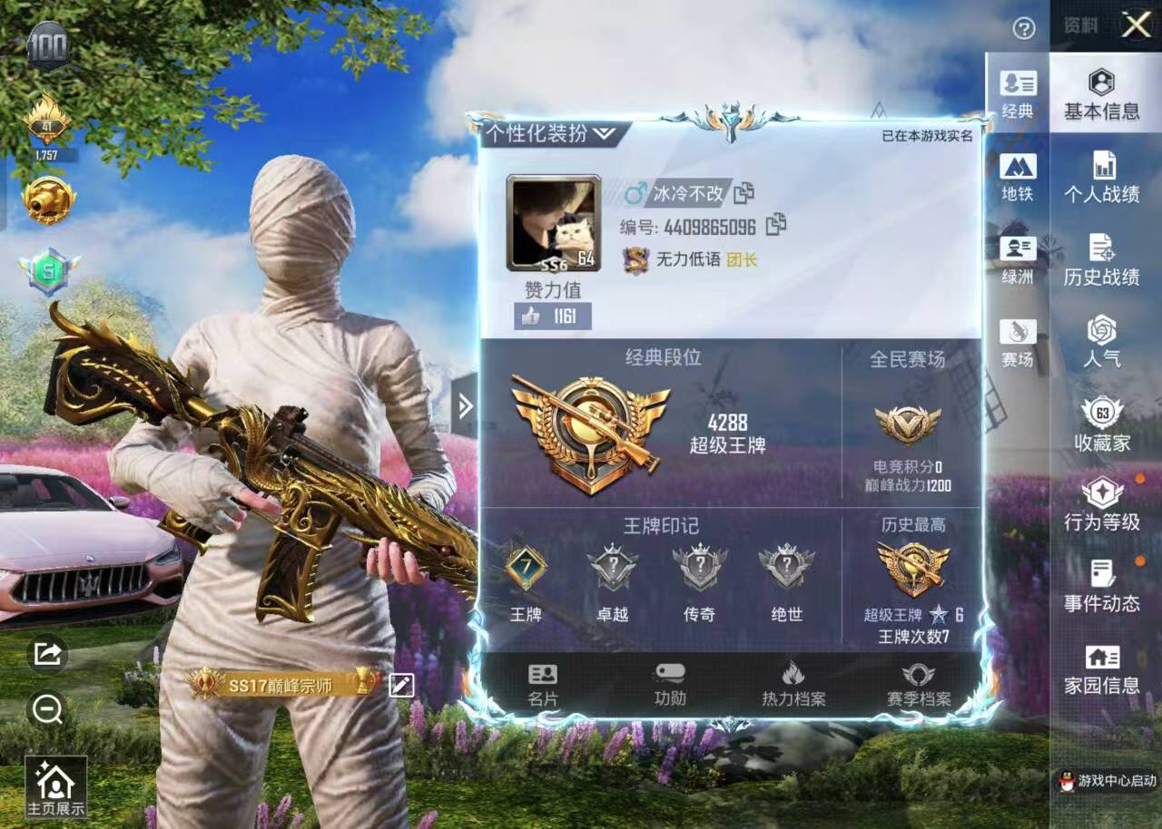 HPSJ4132422和平精英账号详情图5 HPSJ4132422和平精英账号详情图5