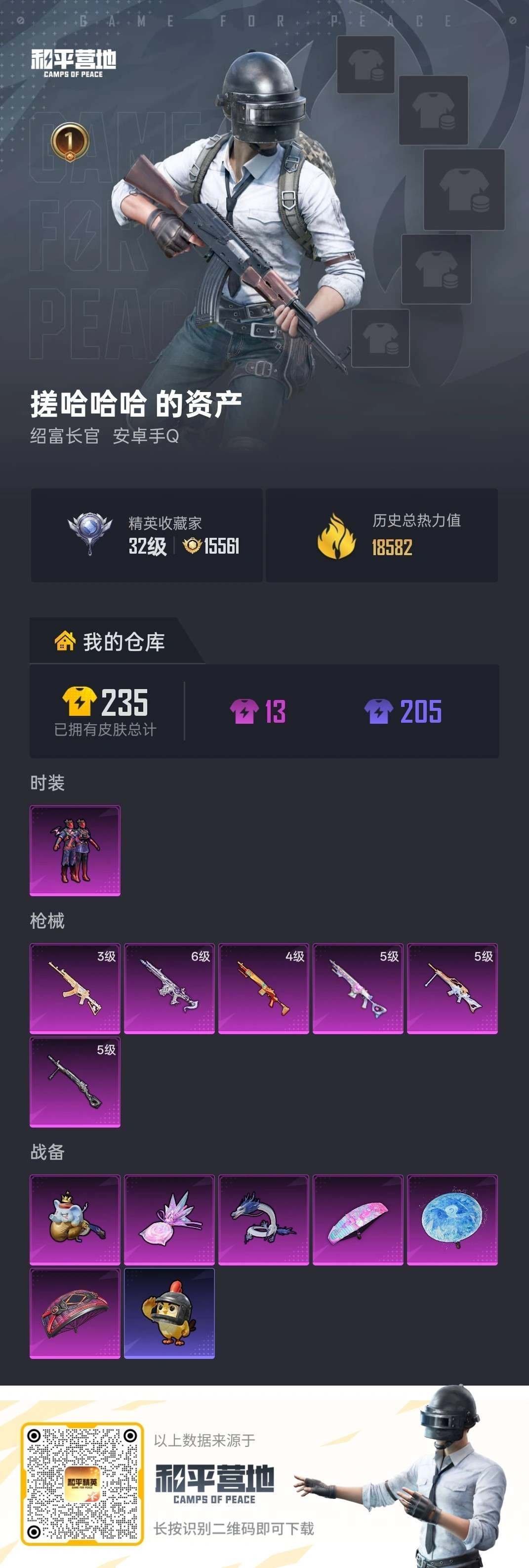 HPSJ4132421和平精英账号详情图2 HPSJ4132421和平精英账号详情图2