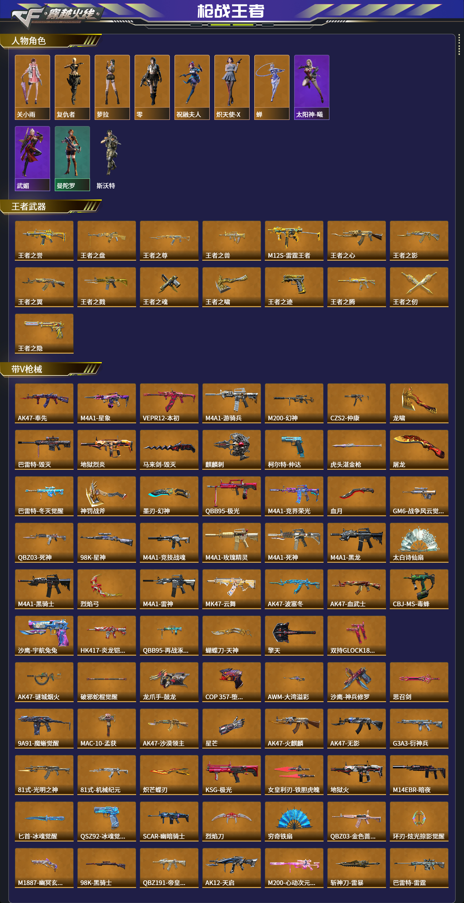 CFMQM415677枪战王者账号详情图35