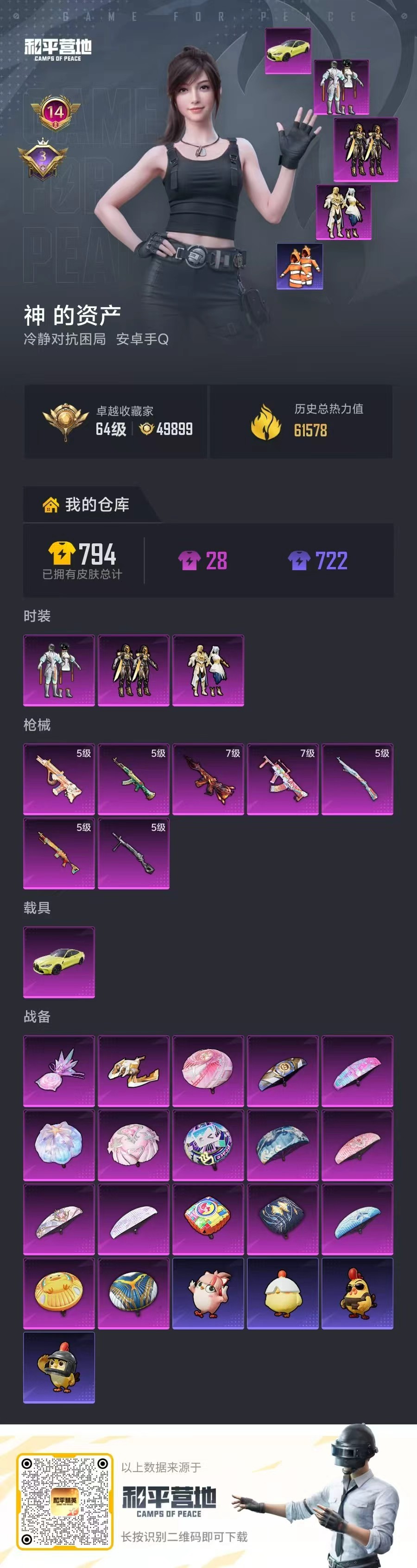 HPCMW4134926和平精英账号详情图2