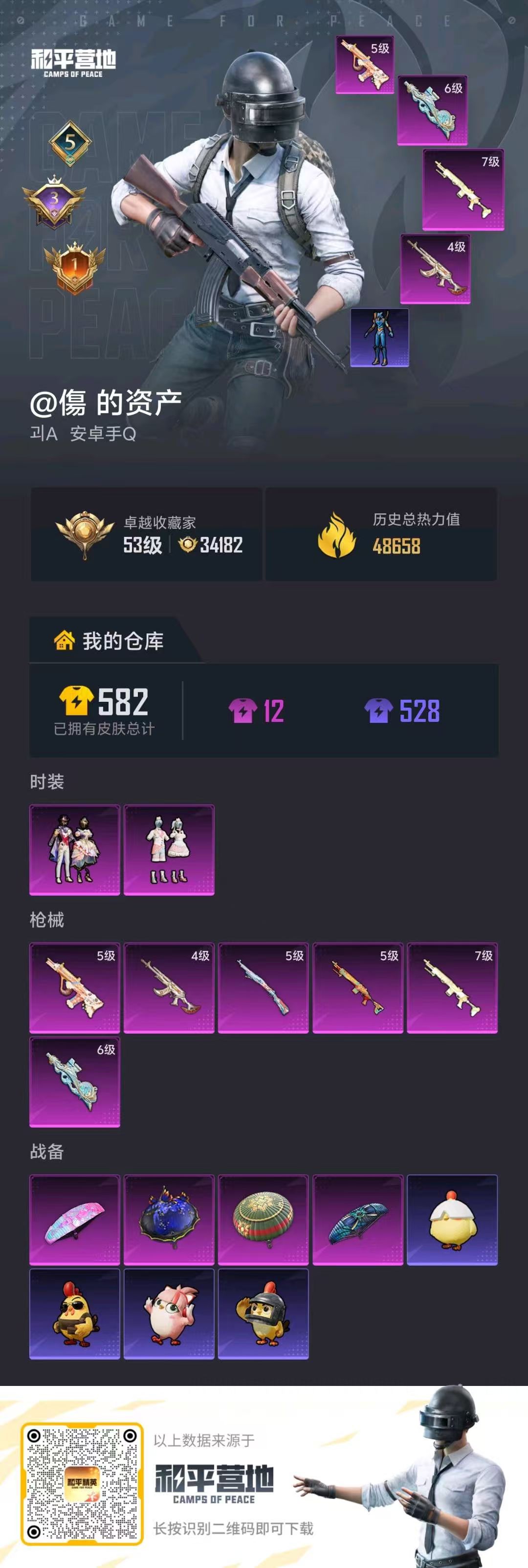 HPSJ4132680和平精英账号详情图2