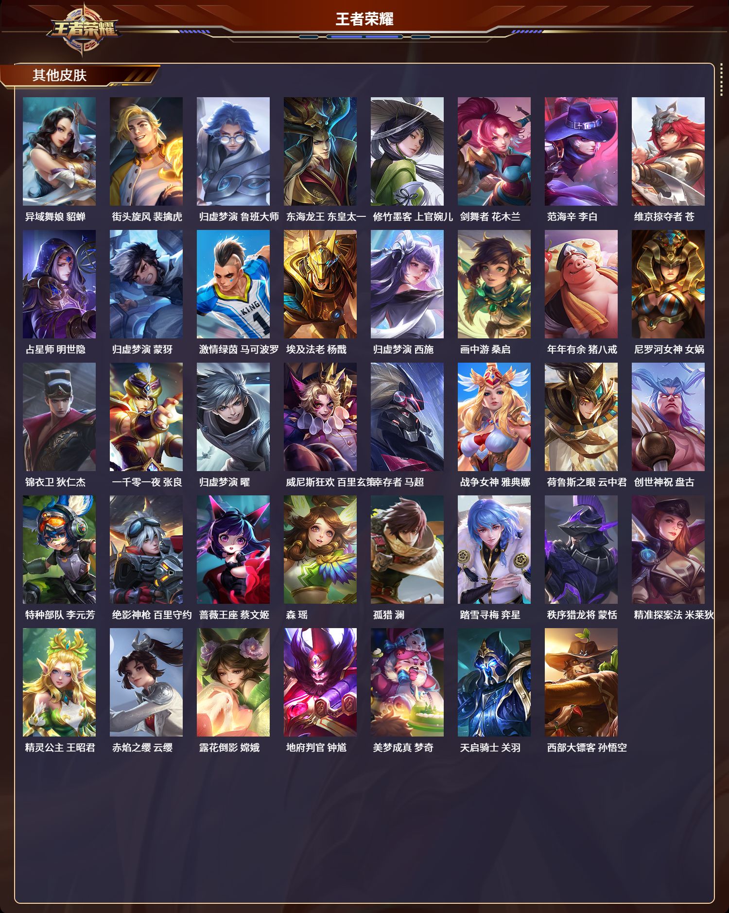 WZCMW4252050王者荣耀账号详情图5