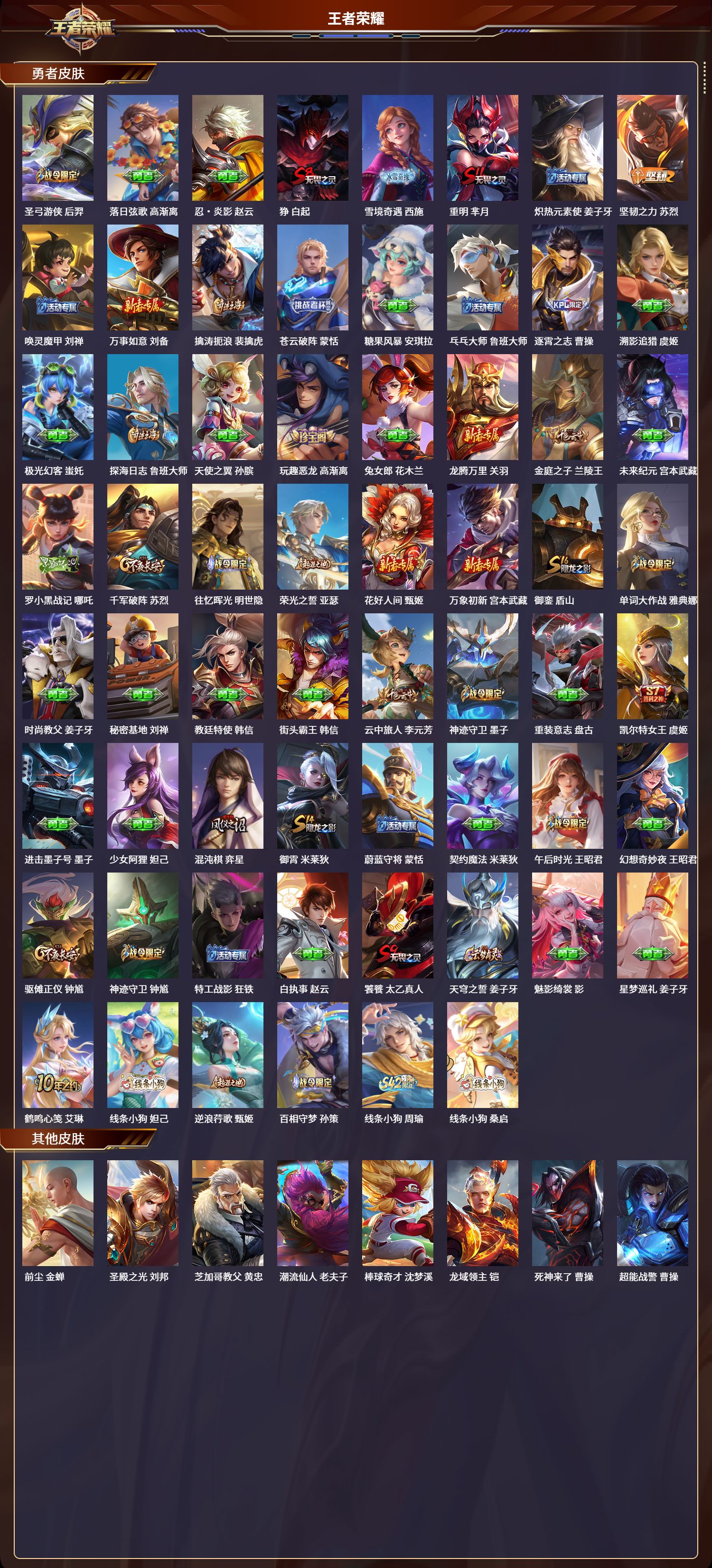 WZLX4241280王者荣耀账号详情图5 WZLX4241280王者荣耀账号详情图5