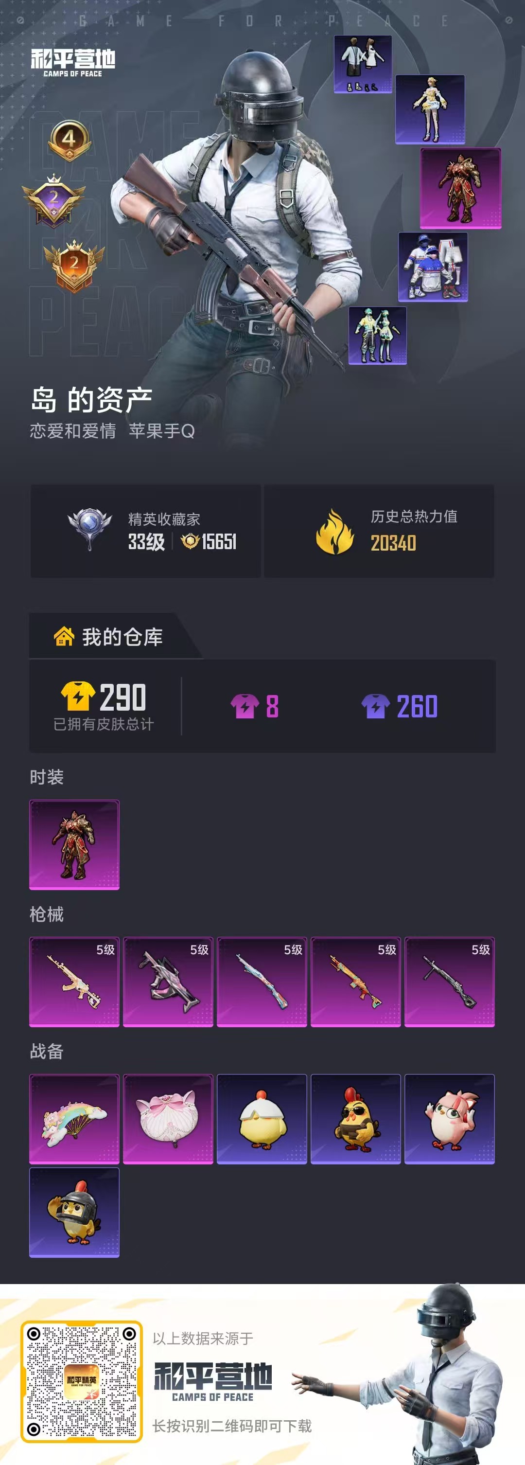 HPCMW4134735和平精英账号详情图2