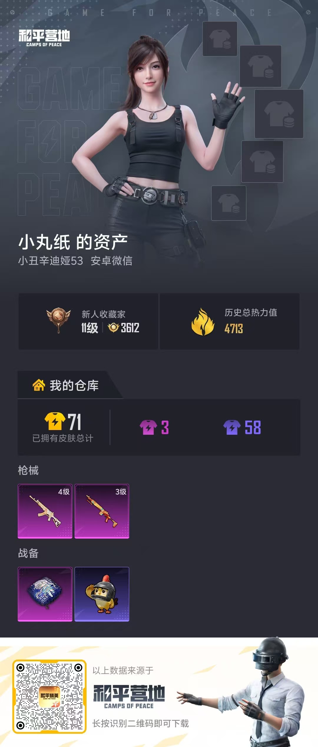 HPSJ4132622和平精英账号详情图2 HPSJ4132622和平精英账号详情图2