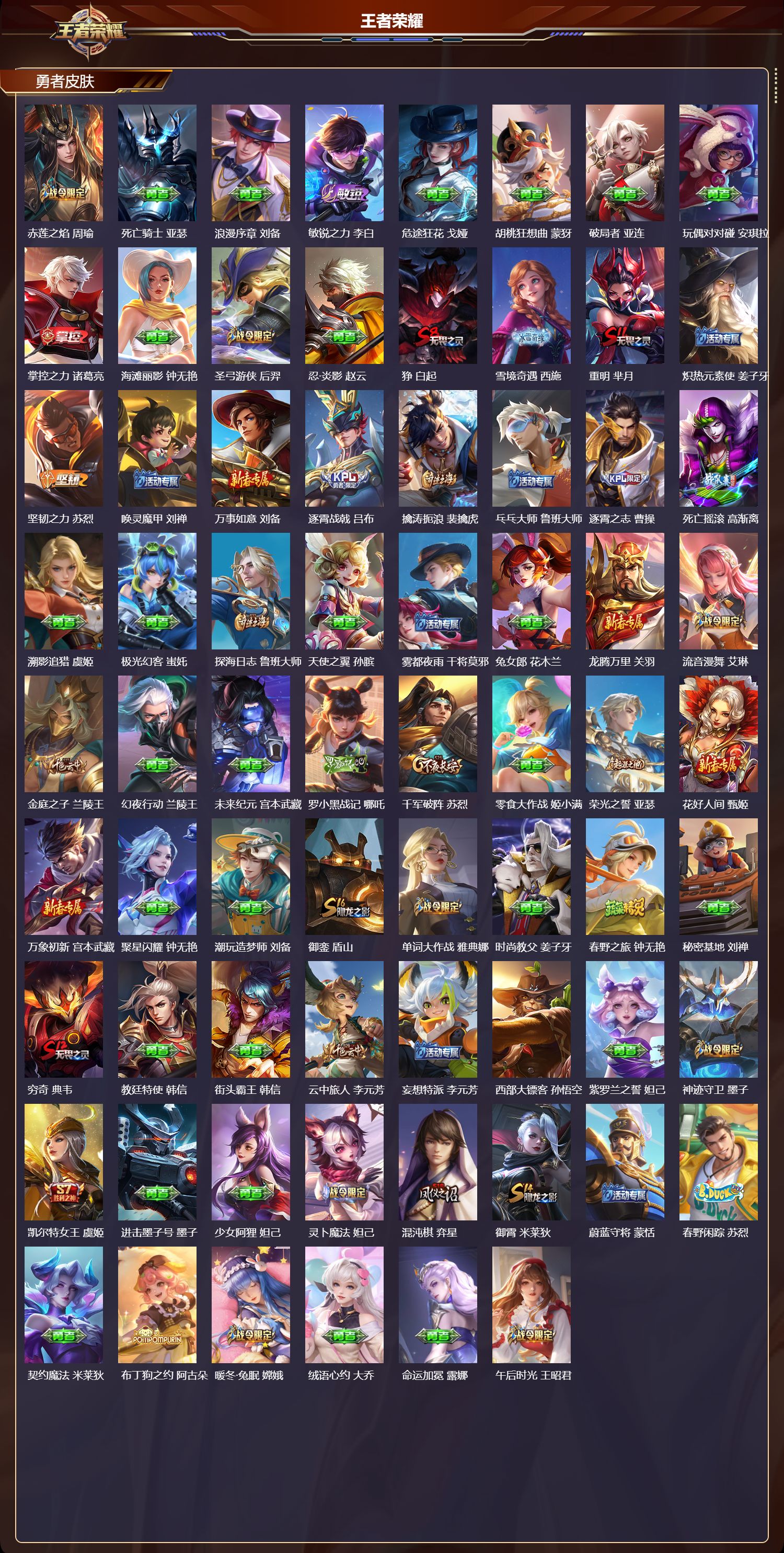 WZQM4241412王者荣耀账号详情图6