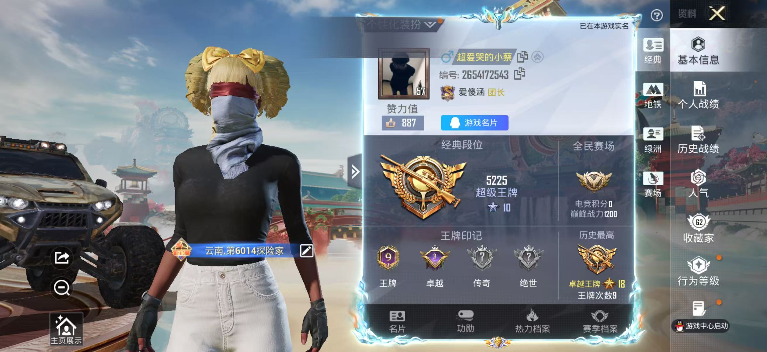 HPCMW4134893和平精英账号详情图6