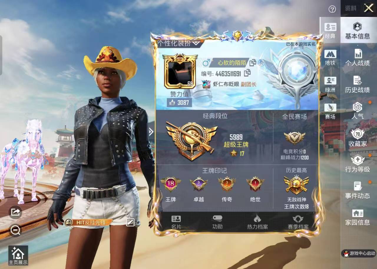 HPSJ4132759和平精英账号详情图3 HPSJ4132759和平精英账号详情图3