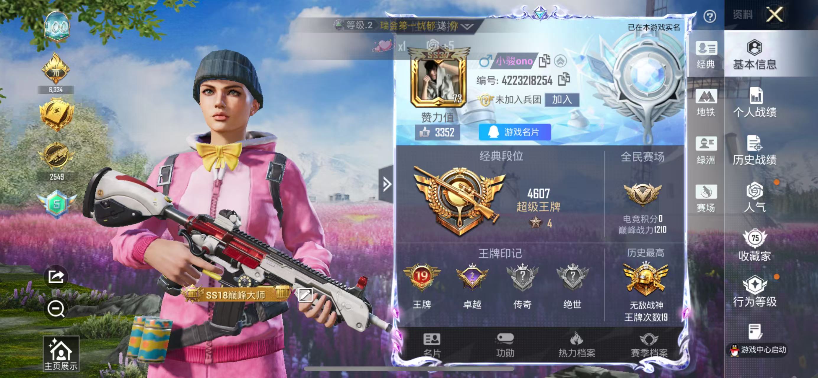 HPCMW4137907和平精英账号详情图3