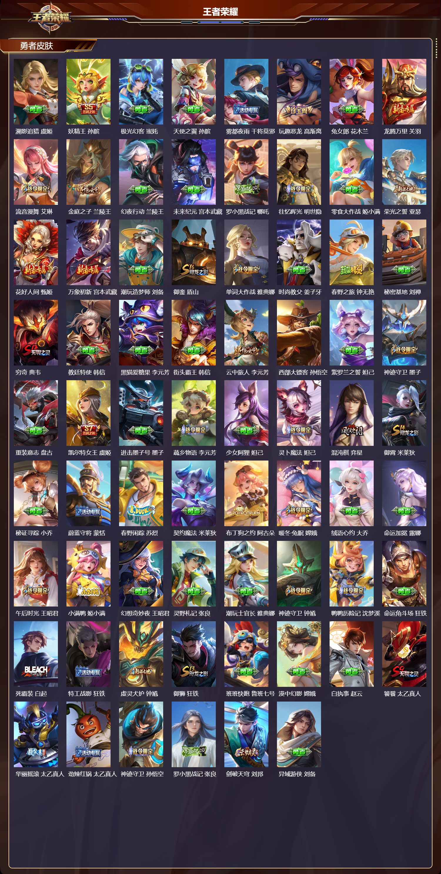 WZQM4241385王者荣耀账号详情图8