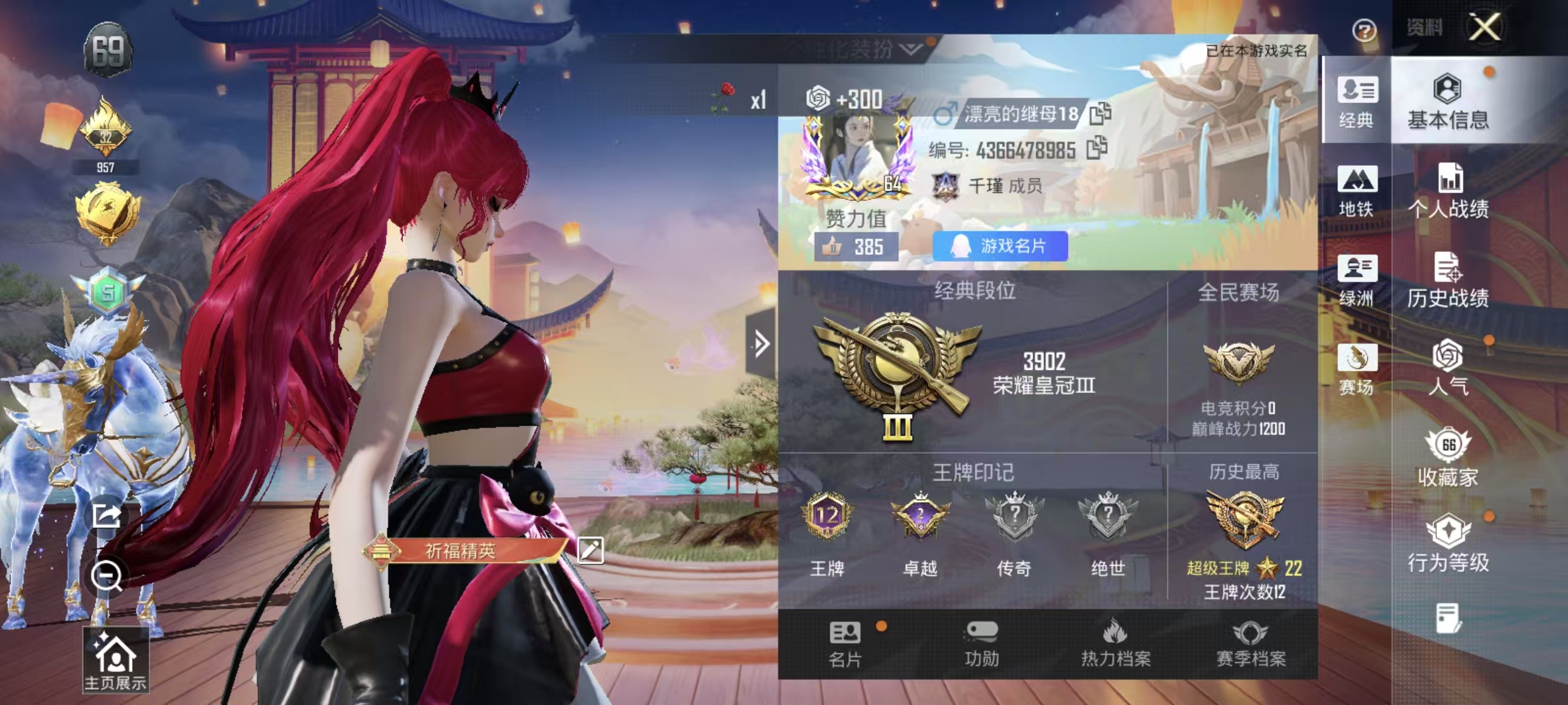 HPSJ4132367和平精英账号详情图3