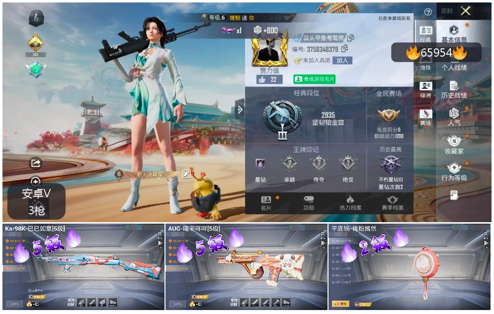 HPSJ4132440和平精英账号详情图4