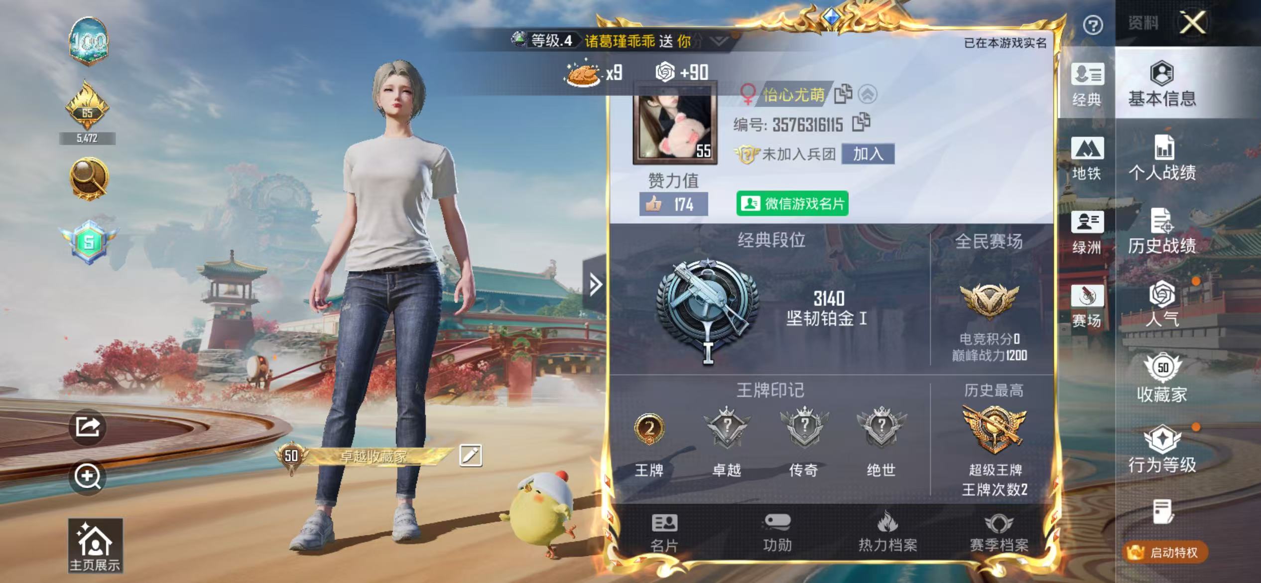 HPSJ4132634和平精英账号详情图3 HPSJ4132634和平精英账号详情图3