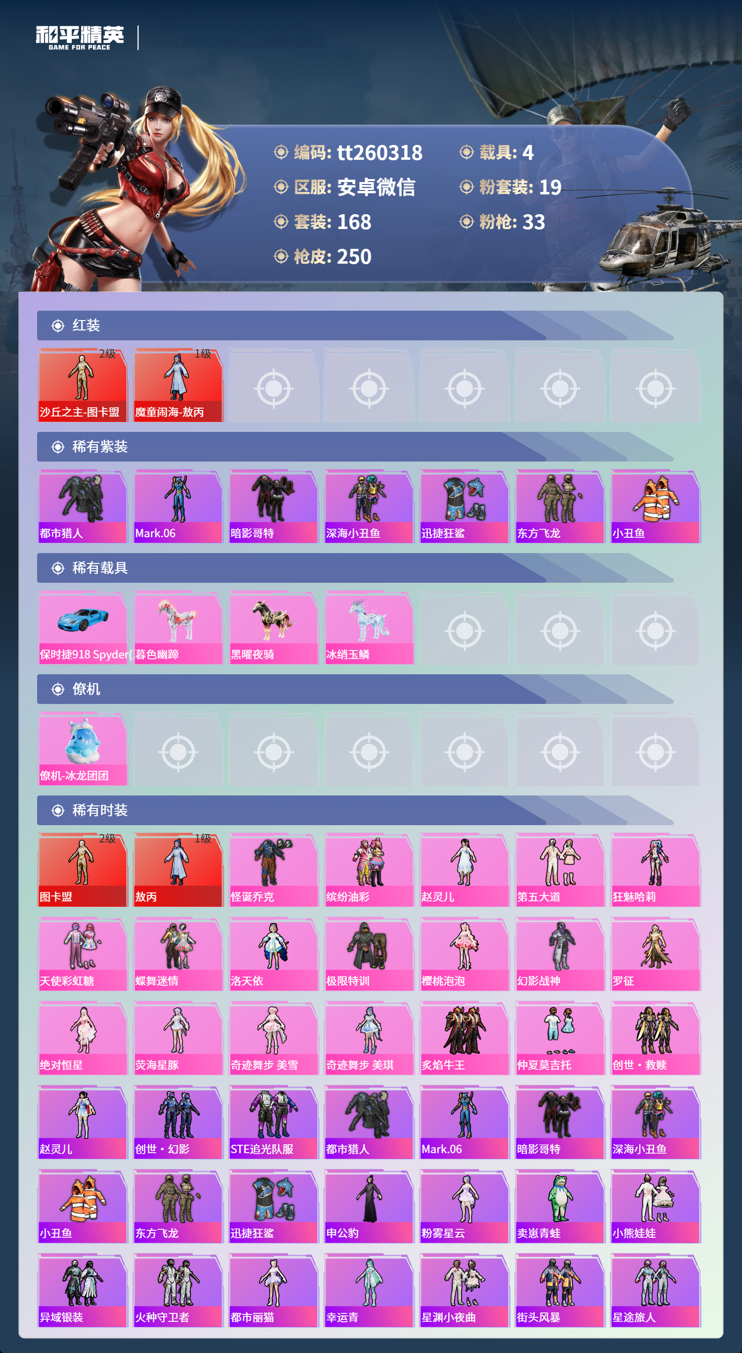 HPLX4145486和平精英账号详情图3