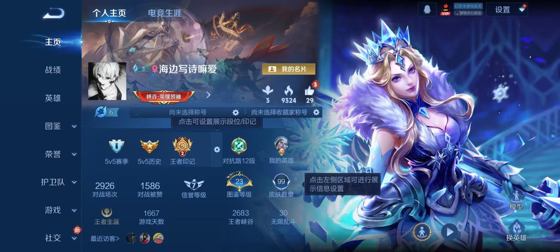 WZCMW4249876王者荣耀账号详情图2