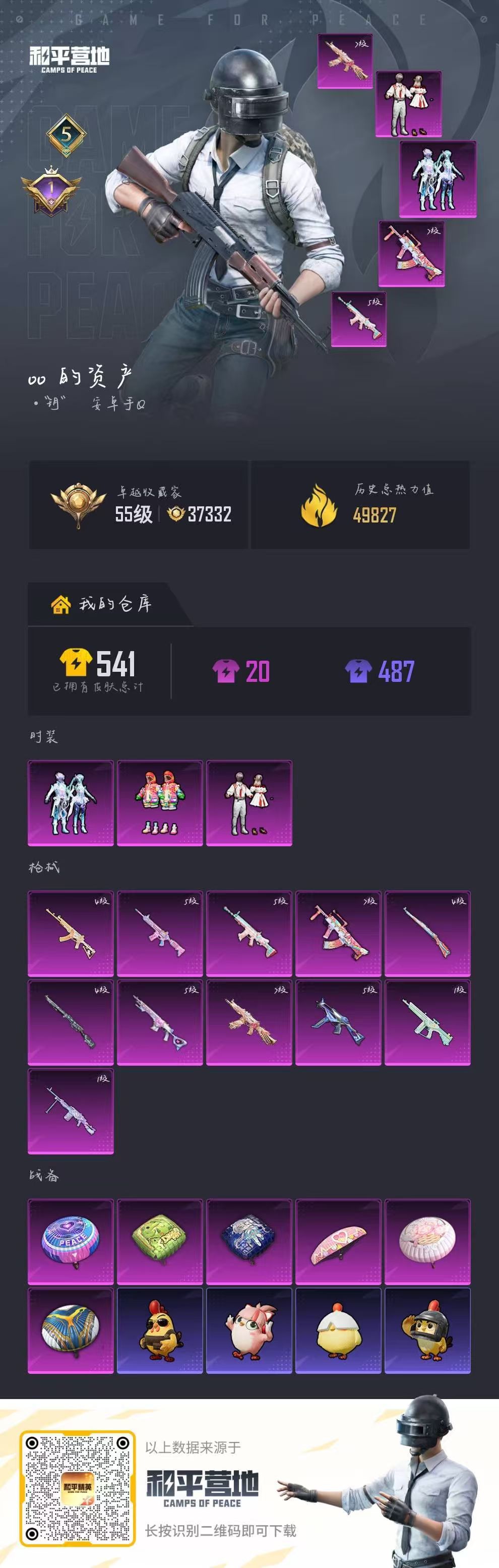 HPSJ4132747和平精英账号详情图2