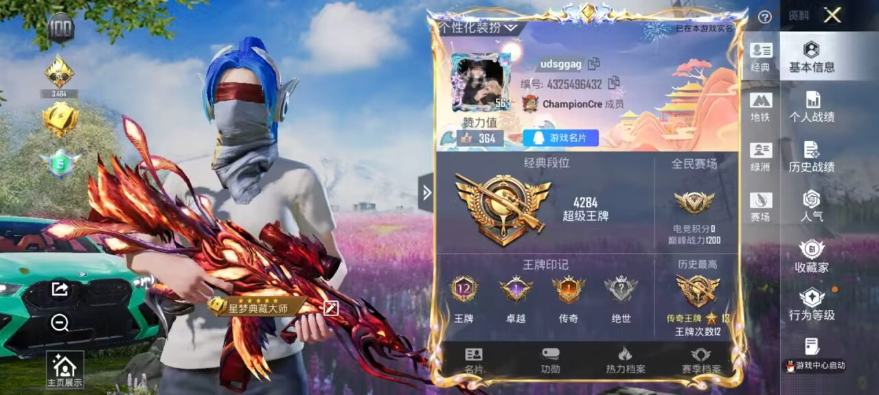 HPSJ4132420和平精英账号详情图3 HPSJ4132420和平精英账号详情图3