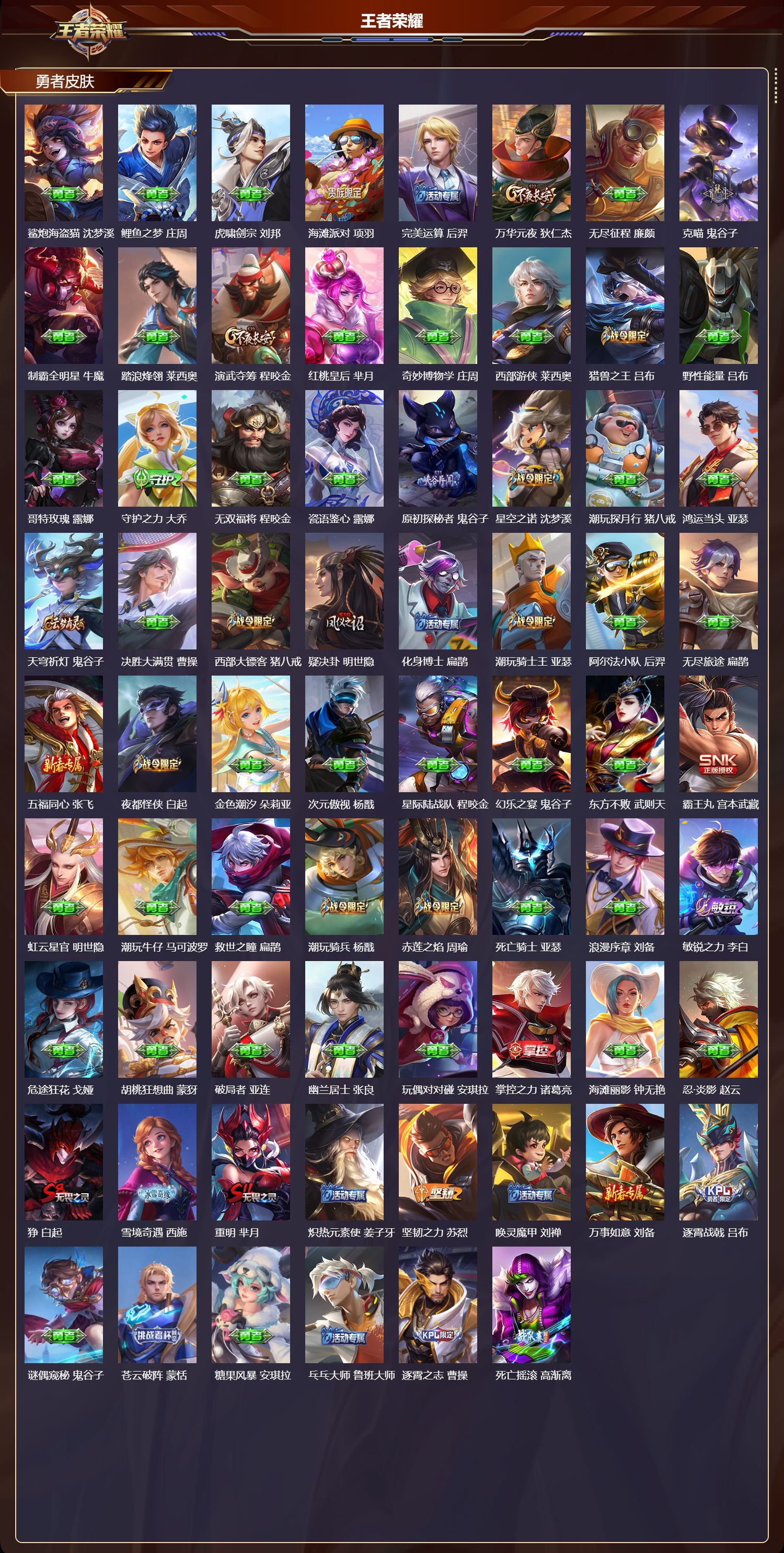 WZQM4241385王者荣耀账号详情图7