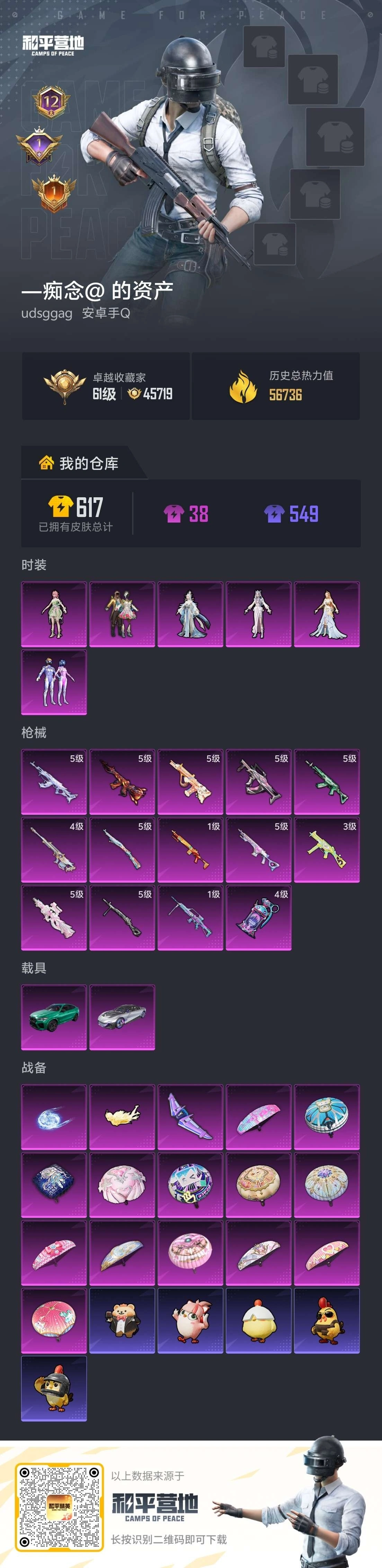 HPSJ4132420和平精英账号详情图2 HPSJ4132420和平精英账号详情图2