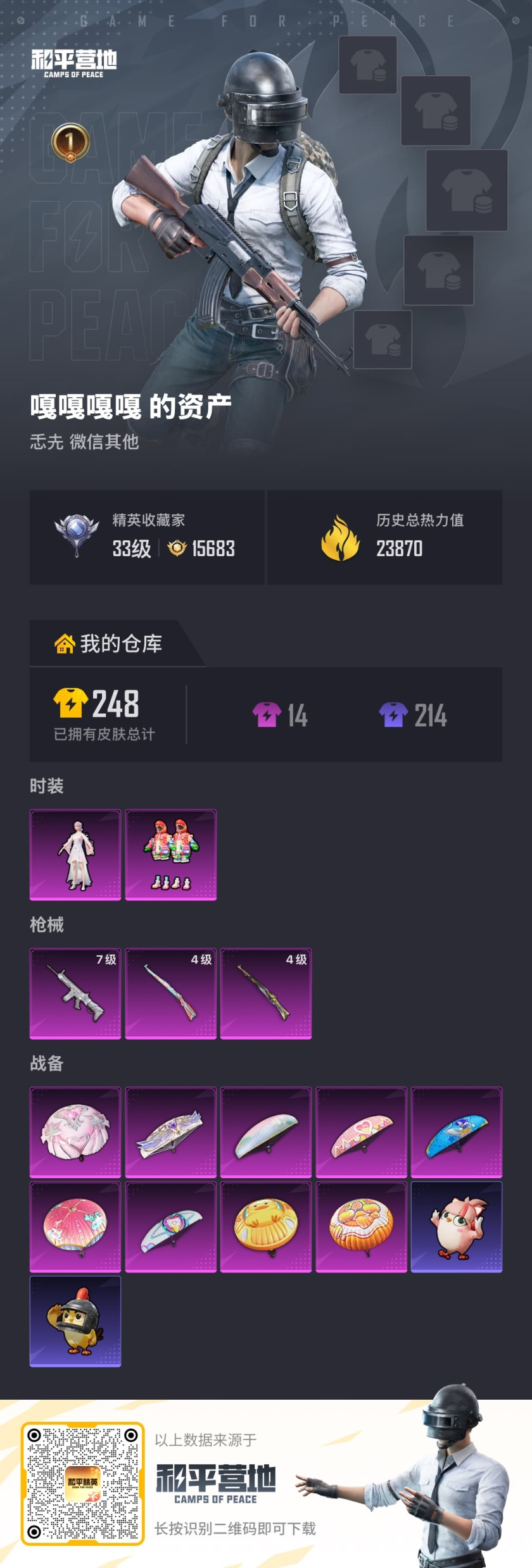 HPCMW4137846和平精英账号详情图2